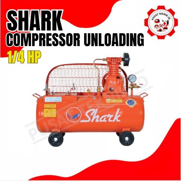 SHARK 0.25 - 2 HP UNLOADED AIR COMPRESSOR- KOMPRESOR ANGIN KOSONGAN - 0.25HP