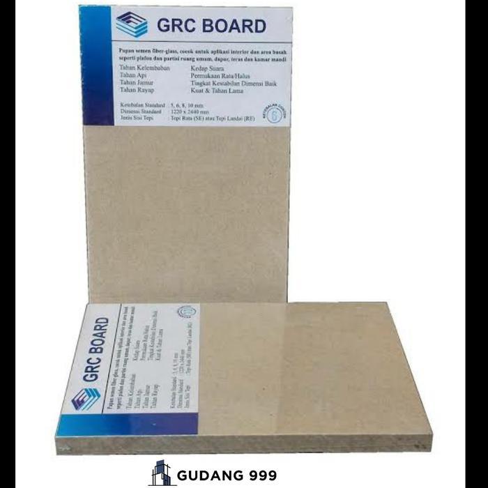 "New" GRC BOARD 6 MM / PAPAN SEMEN GRC / GRC 6 MM 1.22 X 2.44 M