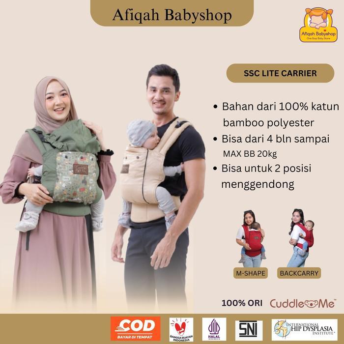 Gendongan Bayi Multifungsi Ssc Cuddleme Lite Carrier / Gendongan Bayi Mshape / Gendongan Ssc /
