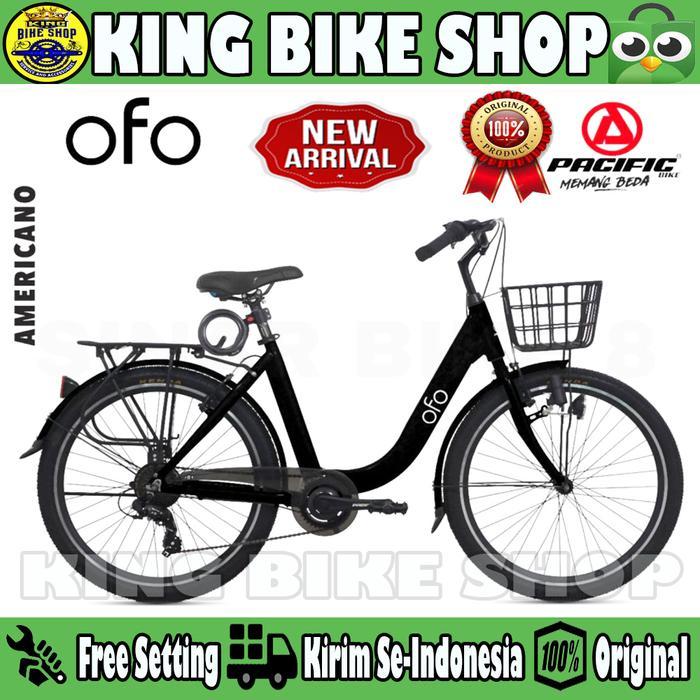 Sepeda Keranjang Dewasa PACIFIC OFO 7 Speed Urban City Bike