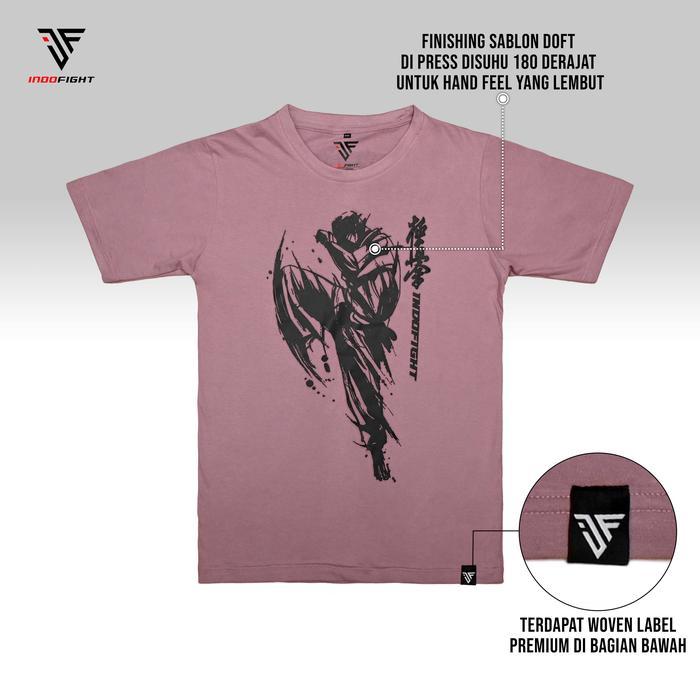 Terlaris Kaos Karate Kyokushin Indofight T-Shirt Kyokushin Baju Kyokushin Kaos Olahraga Karate