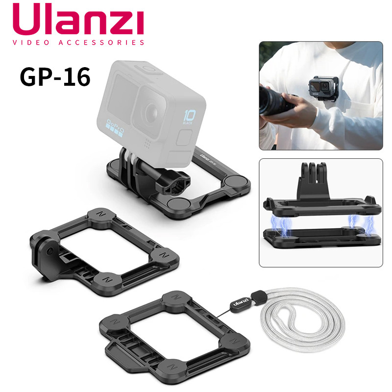 Ulanzi GP-16 Quick Release Adapter Magnetic Base Mout GoPro