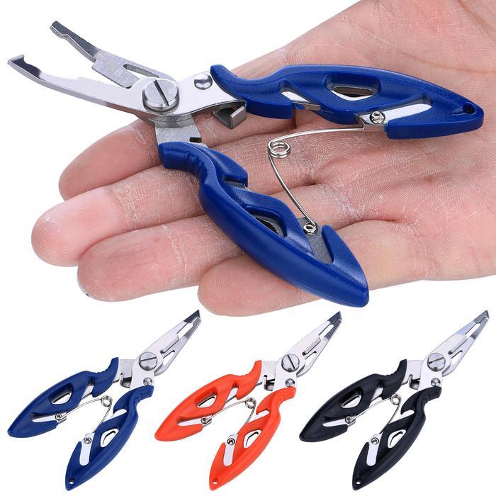 Sougayilang Set Alat Pancing Tang Pancing Pegangan Ikan Timbangan Pancing Baja Tahan Karat Tahan Air