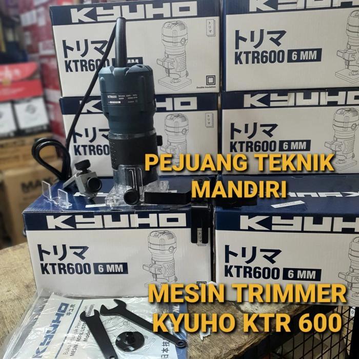 Kyuho Ktr600 Trimmer Profil Kayu Router 6Mm