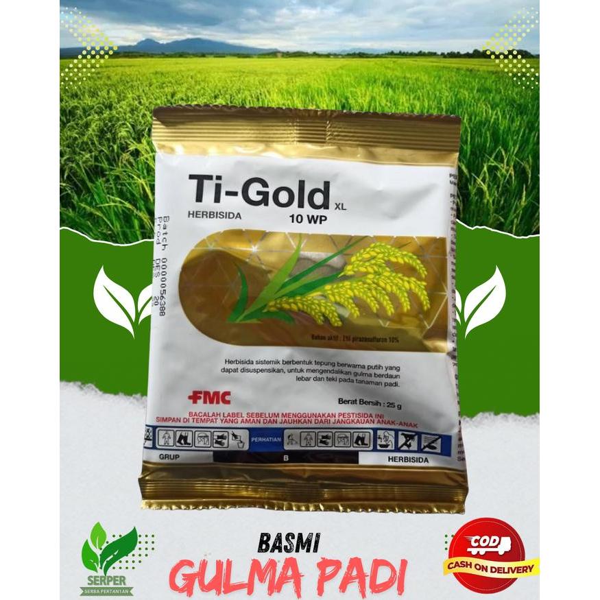 HERBISIDA TI-GOLD 10 WP 25 GR