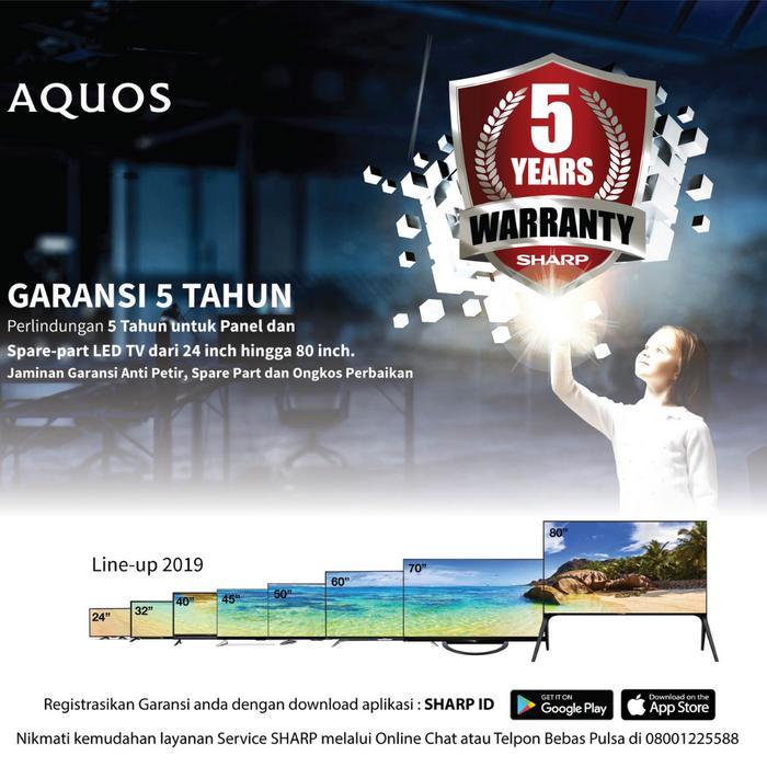 Gratis Ongkir Tv Led Sharp 42 Inchi Digital Tv 2T-C42Bd1I Garansi Resmi [Kode 1Kode 2Kode 3Kode