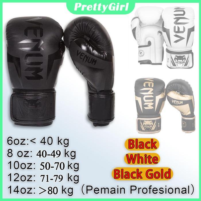 Sale Ready StockVenum 6/8/10/12/14 Oz Sarung Tinju, Boxing Gloves Muay Thai, Cocok Untuk