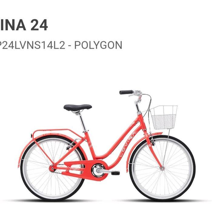 polygon citybike lovina 24in - pink