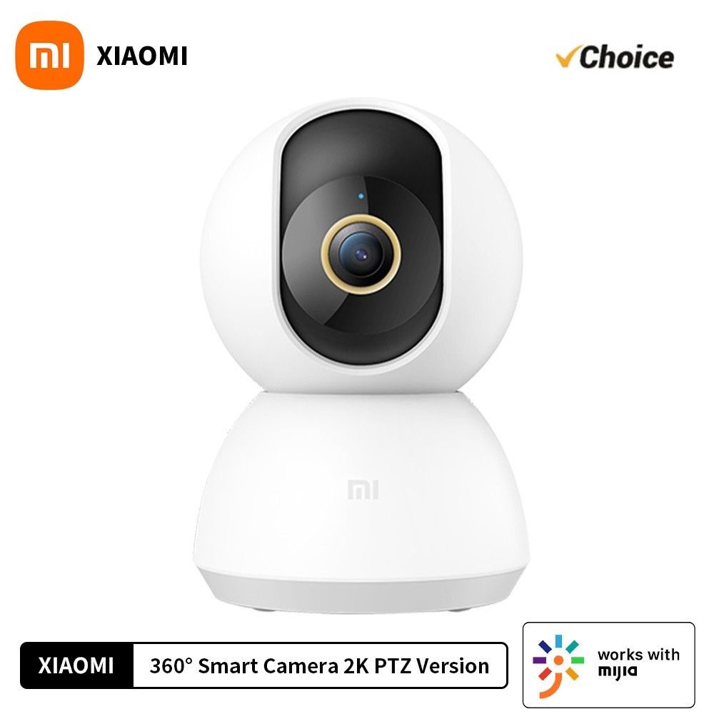 Smart Home Seurity a Mi PTZ 2K 360 Webam 1296P 3 Megapixel AI Human Detetion Night Vision Webam Work