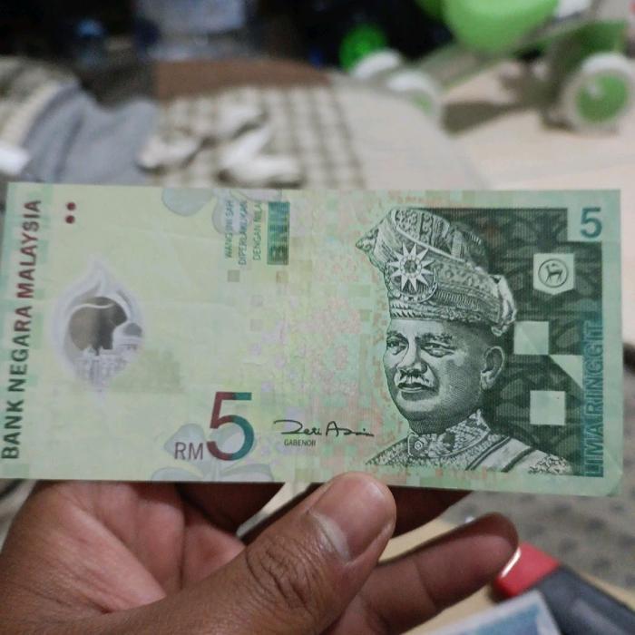 Promo Uang Asing Kuno 5 Ringgit Malaysia Uang Lama Original