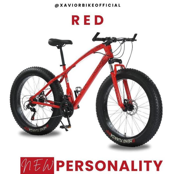 Terlaris  Sepeda Gunung 26 Inch MTB XAVIOR JAGUAR 21 Speed - Red