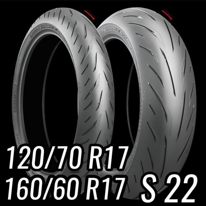 ban battlax s22 120 70 17 dan s22 160 60 17 Brigestone Battlax