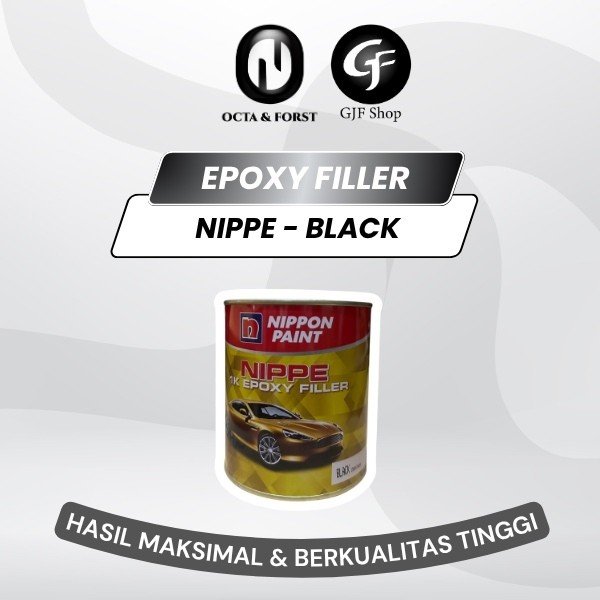 Cat Dasar Epoxy Filler Nippon Paint Warna Hitam Black 1kg