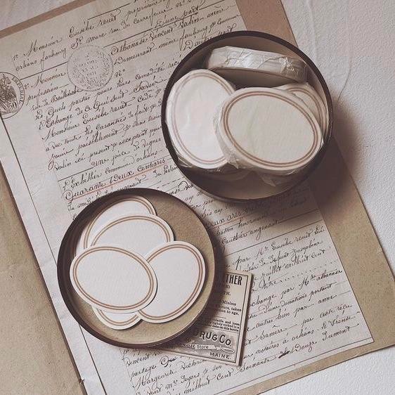 

Penny Fei Oval Label Stickers Set