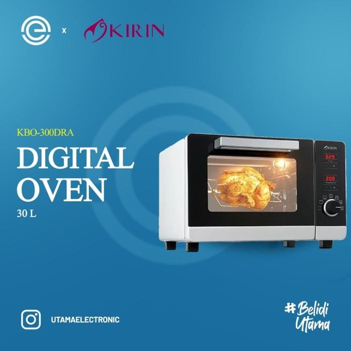 Ready KIRIN Oven Listrik Digital 30 Liter KBO-300DRA