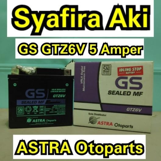 Aki Gs Vario 125 / 150 Gtz6V