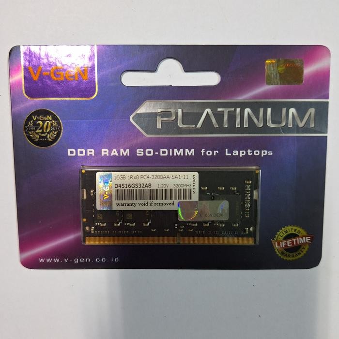 Sodimm Ddr4 16Gb 3200Mhz Vgen Platinum