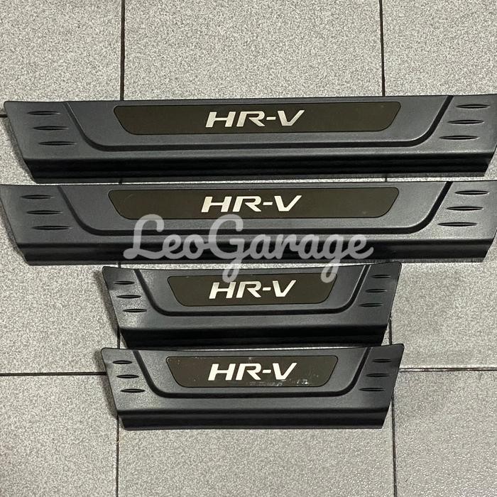 Hrv 2016 2021 Sillplate Samping Injakan Pintu Mobil Hitam Stainless
