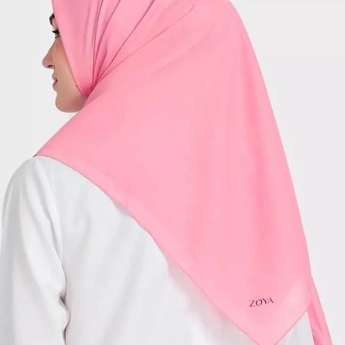 tvkj- Zoya Kamaniya Plain Scarf Kerudung Hijab Jilbab Segi Empat Polos