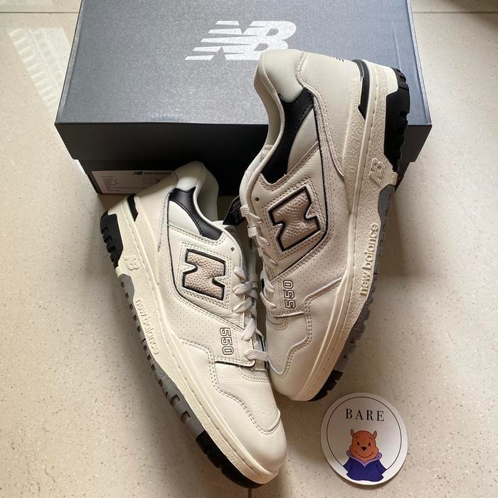 New Balance 550 Cream Black