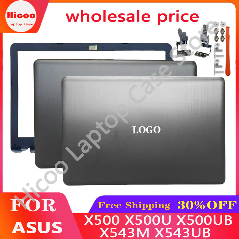 Casing Laptop NEW Laptops Case For ASUS X500 X500U X500UB X543M X543UB Laptop Screen LCD Back Cover 
