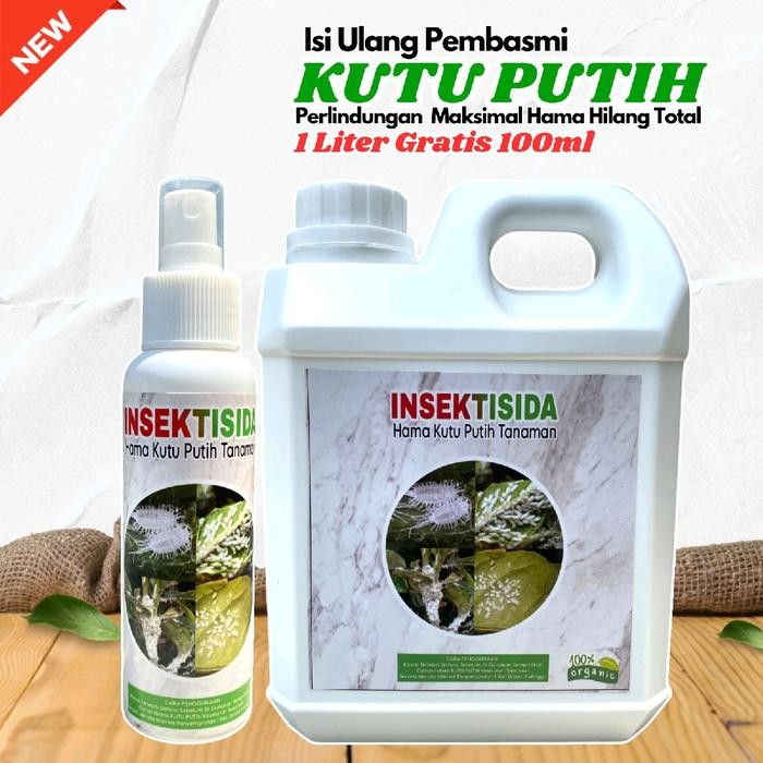 Isi Ulang INSEKTISIDA Pembasmi Kutu Putih Pada Tanaman 100% Efektip Ampuh Basmi Kutu Putih Kutu