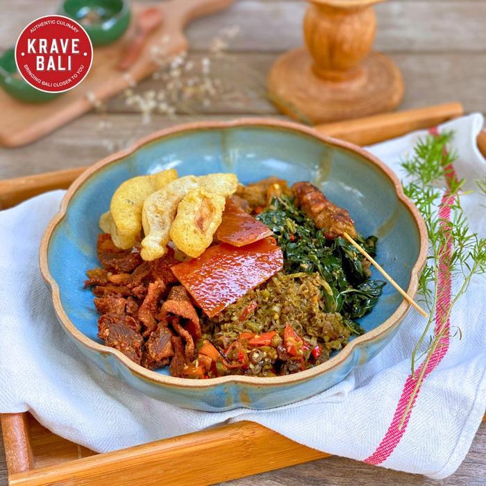 ASLI KRAVE BALI Bigul Pak Malen Babi Guling Komplit 175 Gram - Makanan Khas Bali Asli READY STOCK