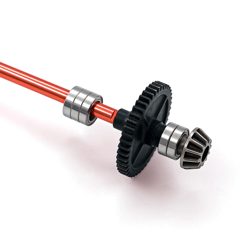 Metal Mid Drive Shaft Plus Metal Second Floor Board Plate Upgrade Kit Suitable for Wltoys 1/14 14400