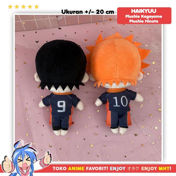 STOK TERBATAS  BONEKA ANIME HAIKYUU PLUSHIE DOLL HINATA KAGEYAMA NISHINOYA TERJANGKAU