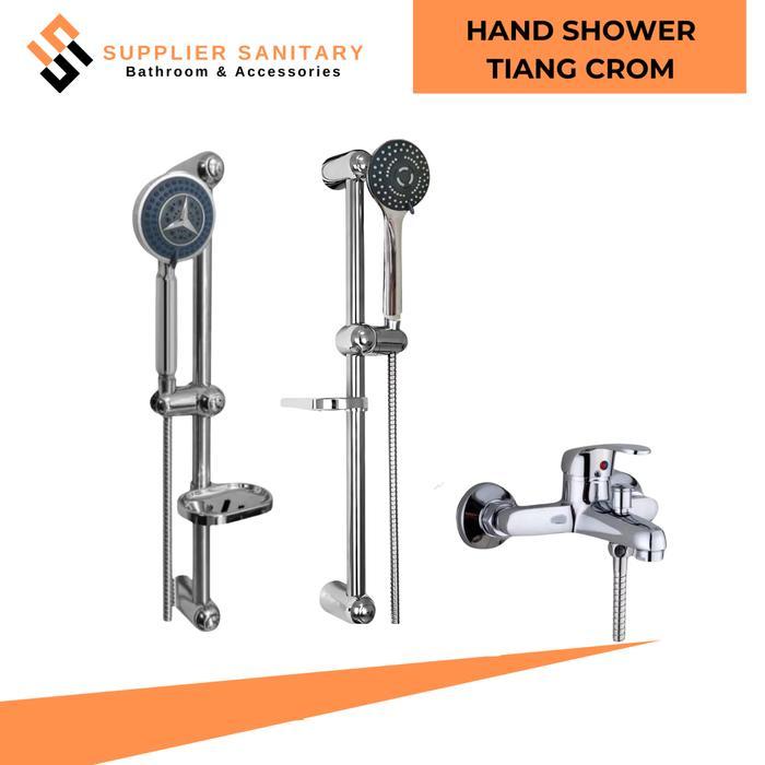 Toto - Kran Panas Dingin Shower Tiang Paket Air Karet