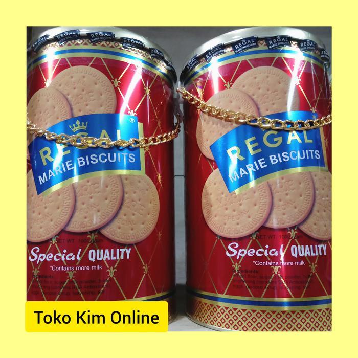 Biskuit Marie Regal Kaleng Rantai 1 kg