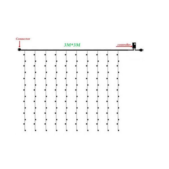 Lampu Hias Tirai Lampu Dekorasi Dinding