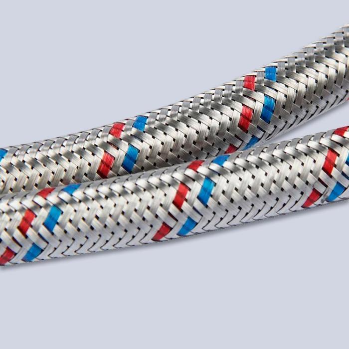 Selang Wastafel Anyam Flexible Selang Anyam Panas Dingin Drat Kuningan Selang Toilet Water Heater