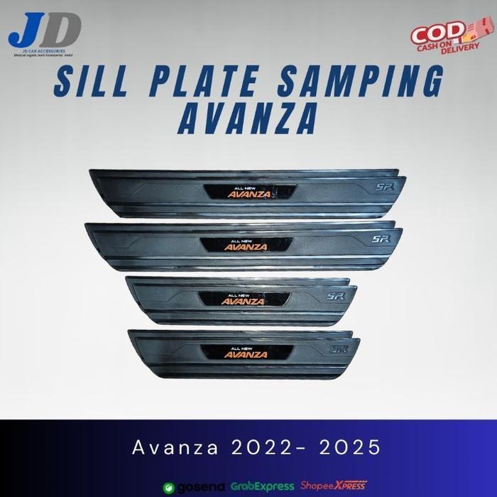 Sill Plate Samping Avanza/Sill Plate Samping Mobil Avanza/Tanjakan Samping Pintu Avanza 2022
