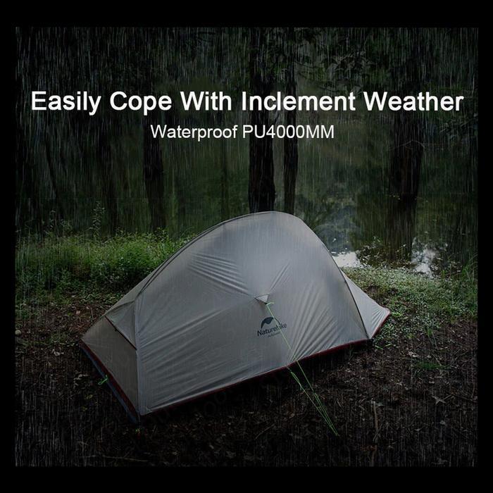 Tenda Camping Naturehike 20D Cloud 1P Tent Upgrade Version Nh18T010-T