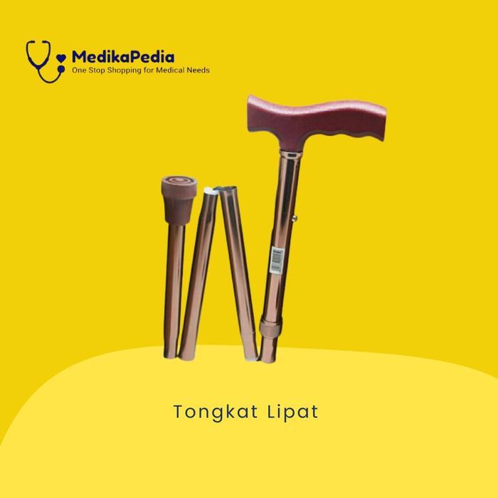 PROMO Tongkat Lipat Orang Tua Onemed 808 / Alat Bantu Jalan / Walker