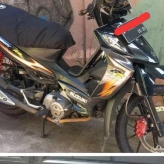 Striping Stiker Lish Ful Body Dark Grey Titan Abu Abu Shogun 125 Rr Fl 68000B16H12Nhar Original