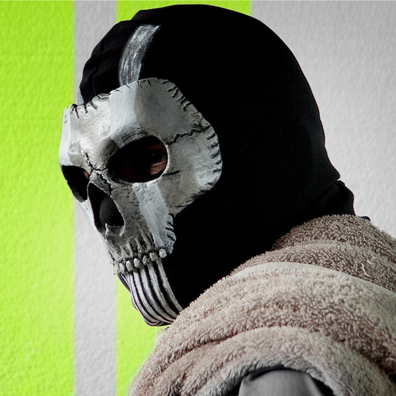 Ghost Mask V2 - Operador Mw2 Airsoft Cosplay Airsoft Tactical Skull Full Mask