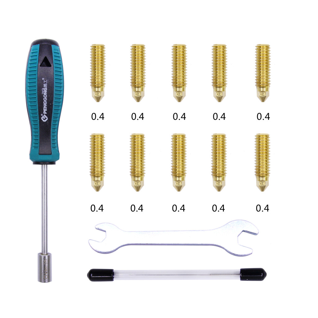 TERBAIK ARTILLERY3d printer 0.4mm brass nozzle kit Sidewinder X3/X4 series suitable