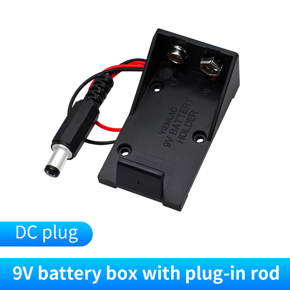 keyestudio Big Discount 9V Battery Box With Plug-in Rod DC Plug For Arduino Diy Science Experiment