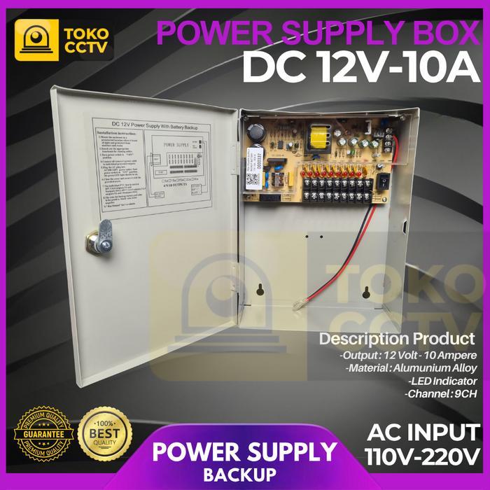 Power Supply Acces Box Ups 12V 10A