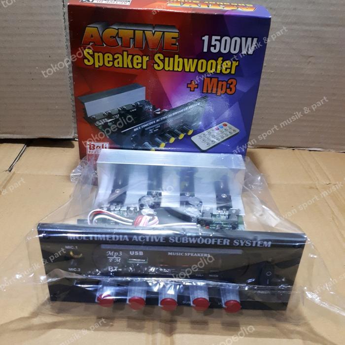 Modul Kit Speaker Aktif With Mp3 Player 2 X 150 Watt Stereo .