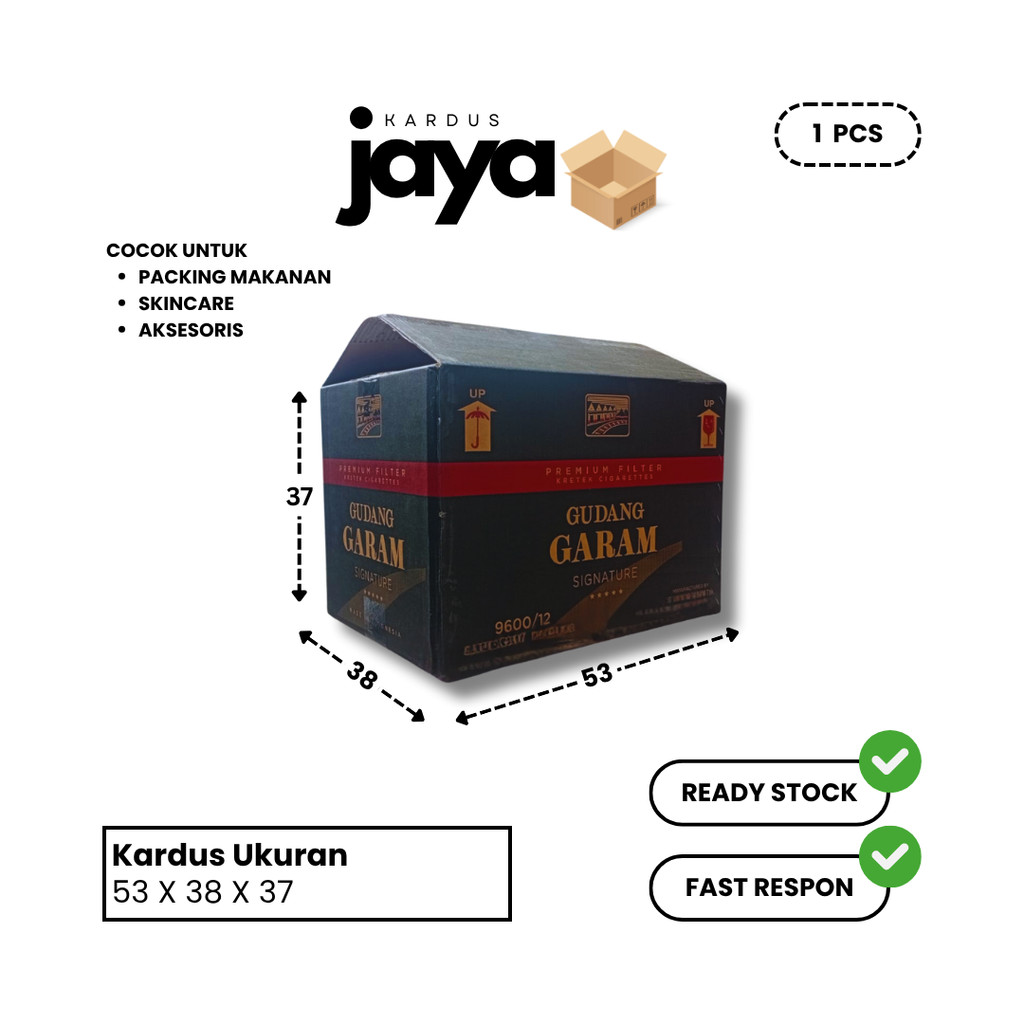 Kardus Bekas Gudang Garam Signature | Cocok untuk Packing Barang | Harga Murah | 1 Pcs