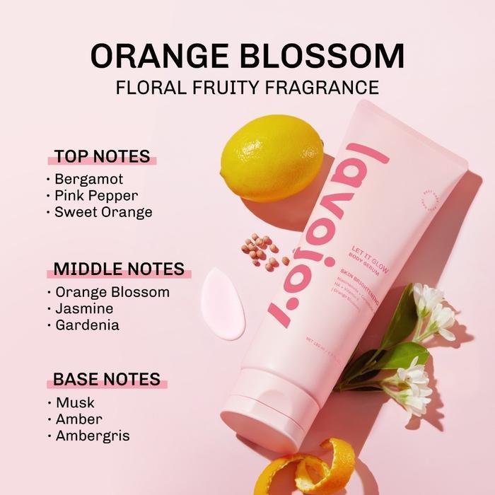 i0cc- Lvj Lavojoy Let It Glow Body Serum 180Ml Skin Brightening Upgraded Version Body Lotion