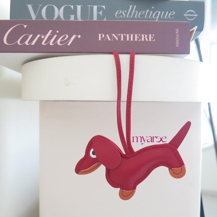 ptm0- Bag Charm Gantungan Tas Anjing Sosis Dachsund