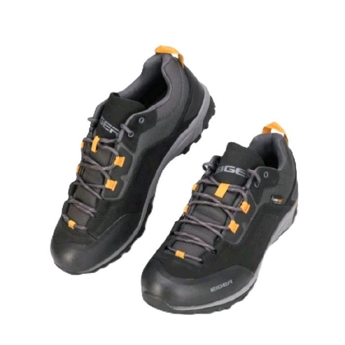 Sepatu hiking Eiger MAMBA LOW Shoes Vibram _ Black