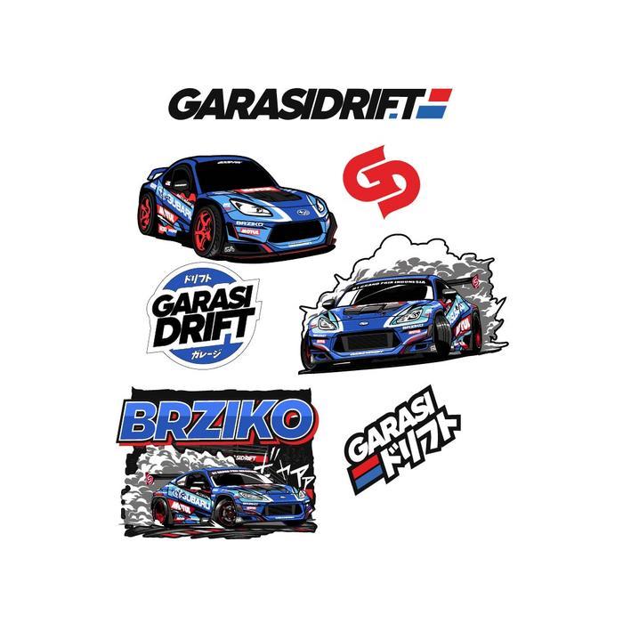 fgq6- Garasi Drift Sticker Package Brziko In Action