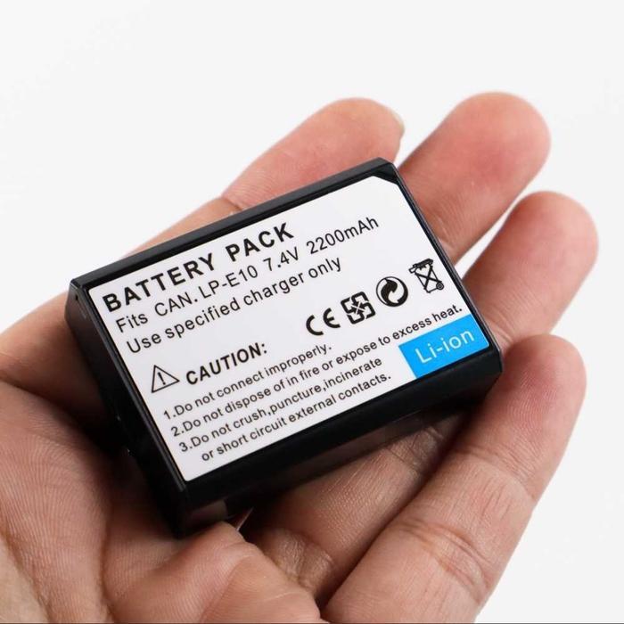 p8gk- Baterai Canon Lp-E10 Battery For Eos Canon 1100D / 1200D / 1300D