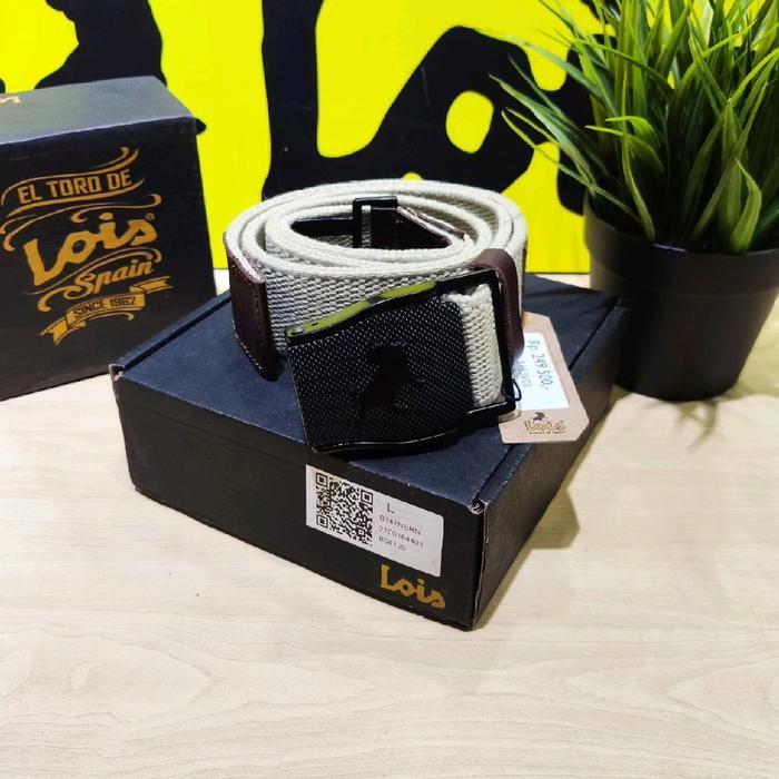 Gesper Ikat Pinggang Lois dengan Adjustable Buckle Fastening Siap Kirim