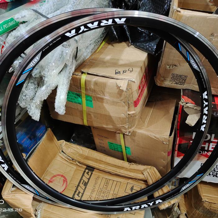 RIMS atau velk sepeda roadbike ukuran 700c atau 622 merk araya AR731 hole 32 brake line harga satuan